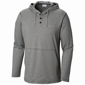 Columbia PFG Slack Tide™ Henley Hoodie Herr MörkGrå (LIHOJ9623)